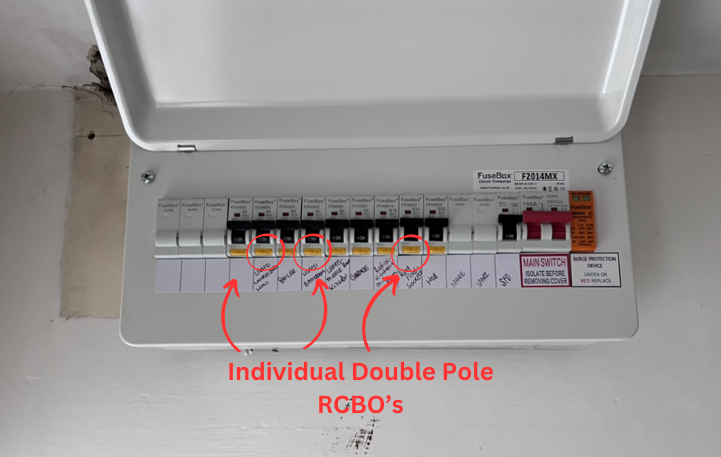 RCBO consumer unit installed in Norwich