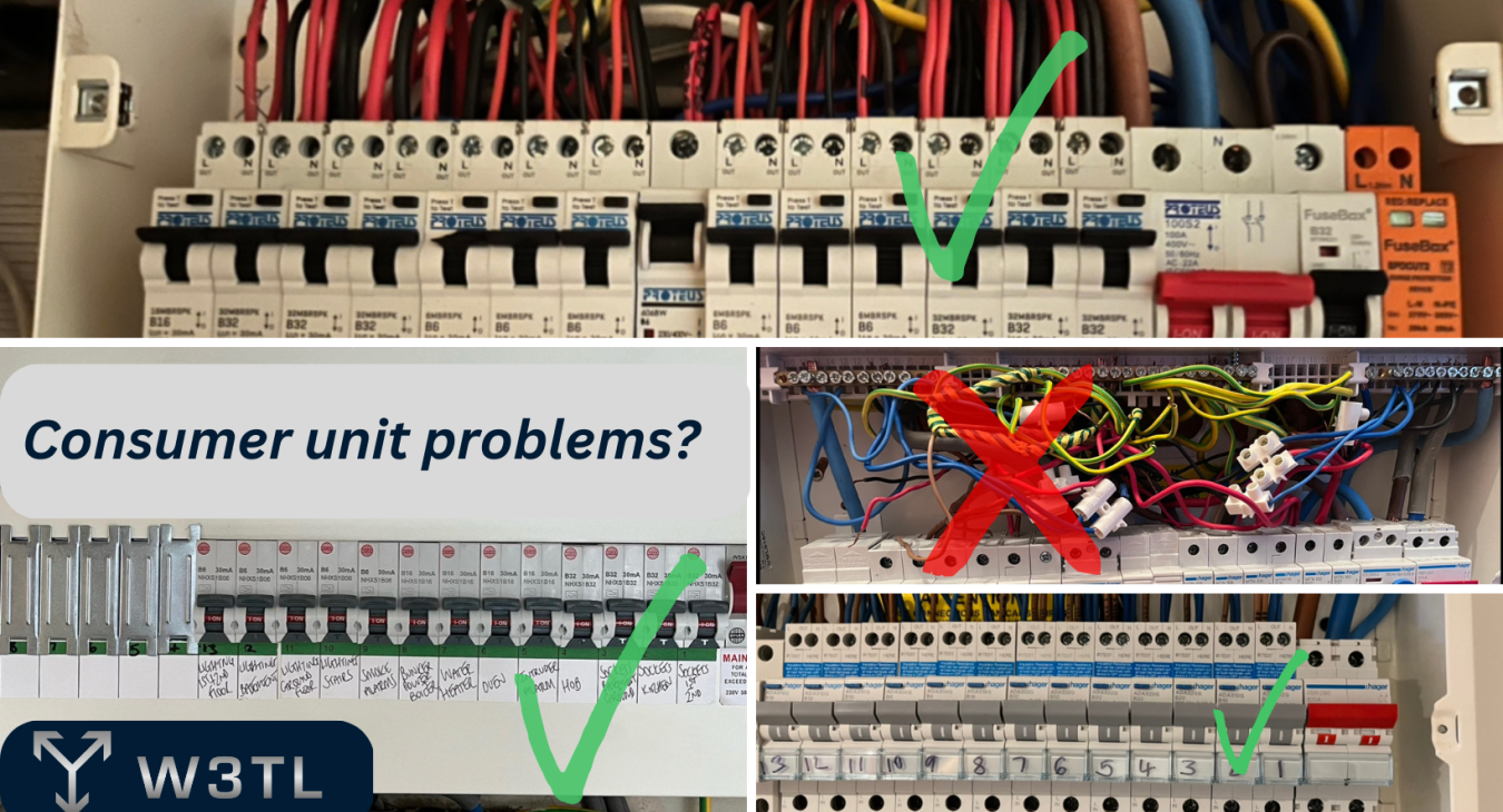 The Four most common problems with fitting a consumer unit in a home 2023